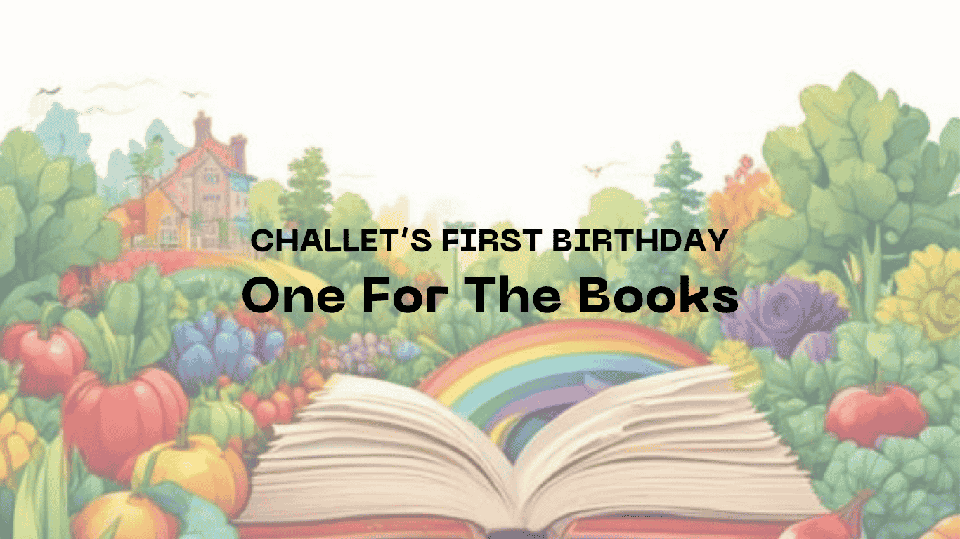 Celebrating Chapter One: A First Birthday Book Theme Meets Garden Theme